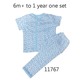 Baby Cele Diaper Set Short 11767 6-12 Months (Random)