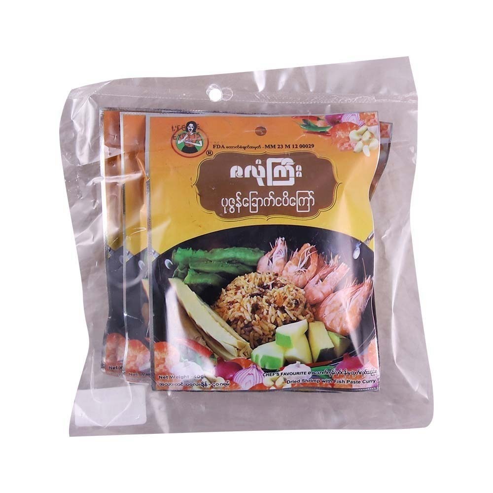 Zalone Gyi Dried Shrimp & Fish Paste 5PCSx40G