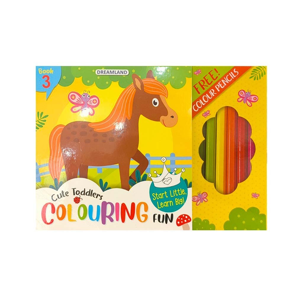 Cute Toddlers Colouring Fun Book-3