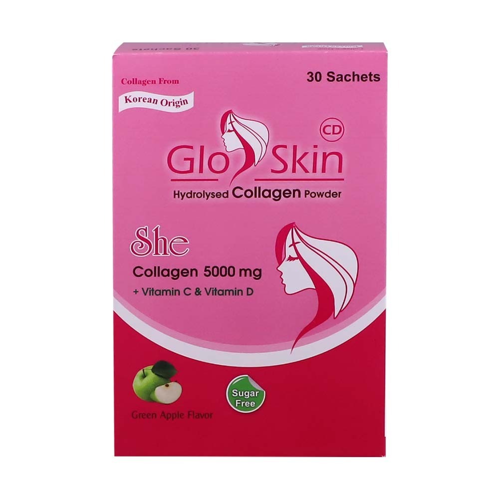 Glo Skin She Collagen 5000MG 7GM 30 PCS (Sugar Free)