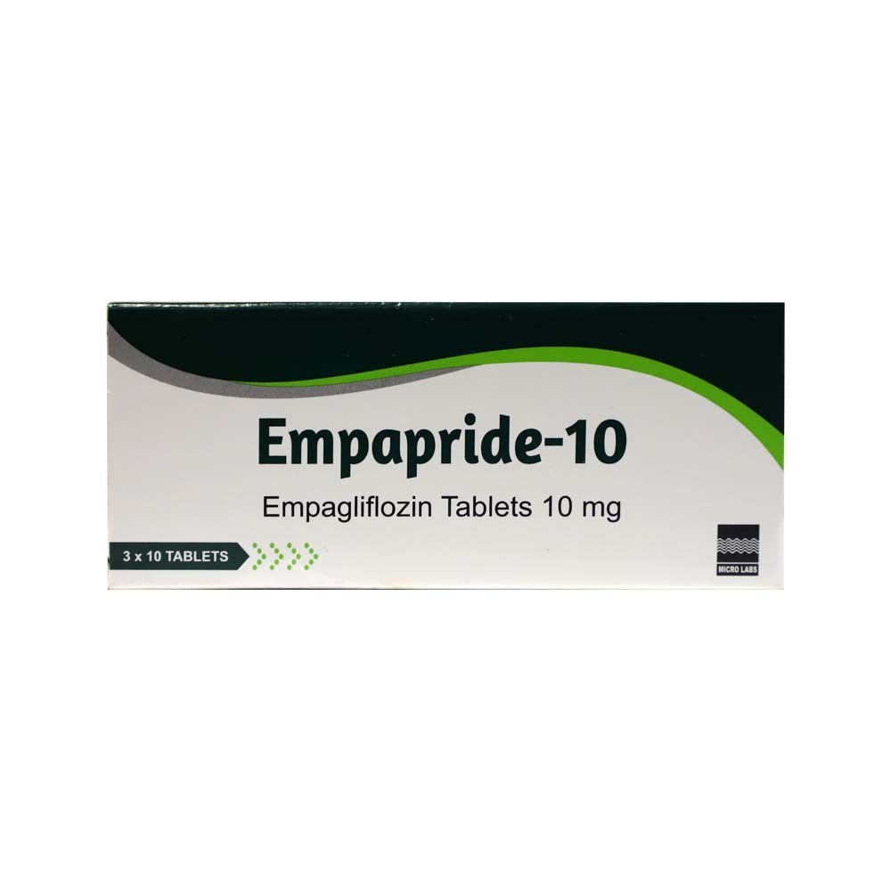 Empapride-10 Empagliflozin Tablets 10PCS x 3