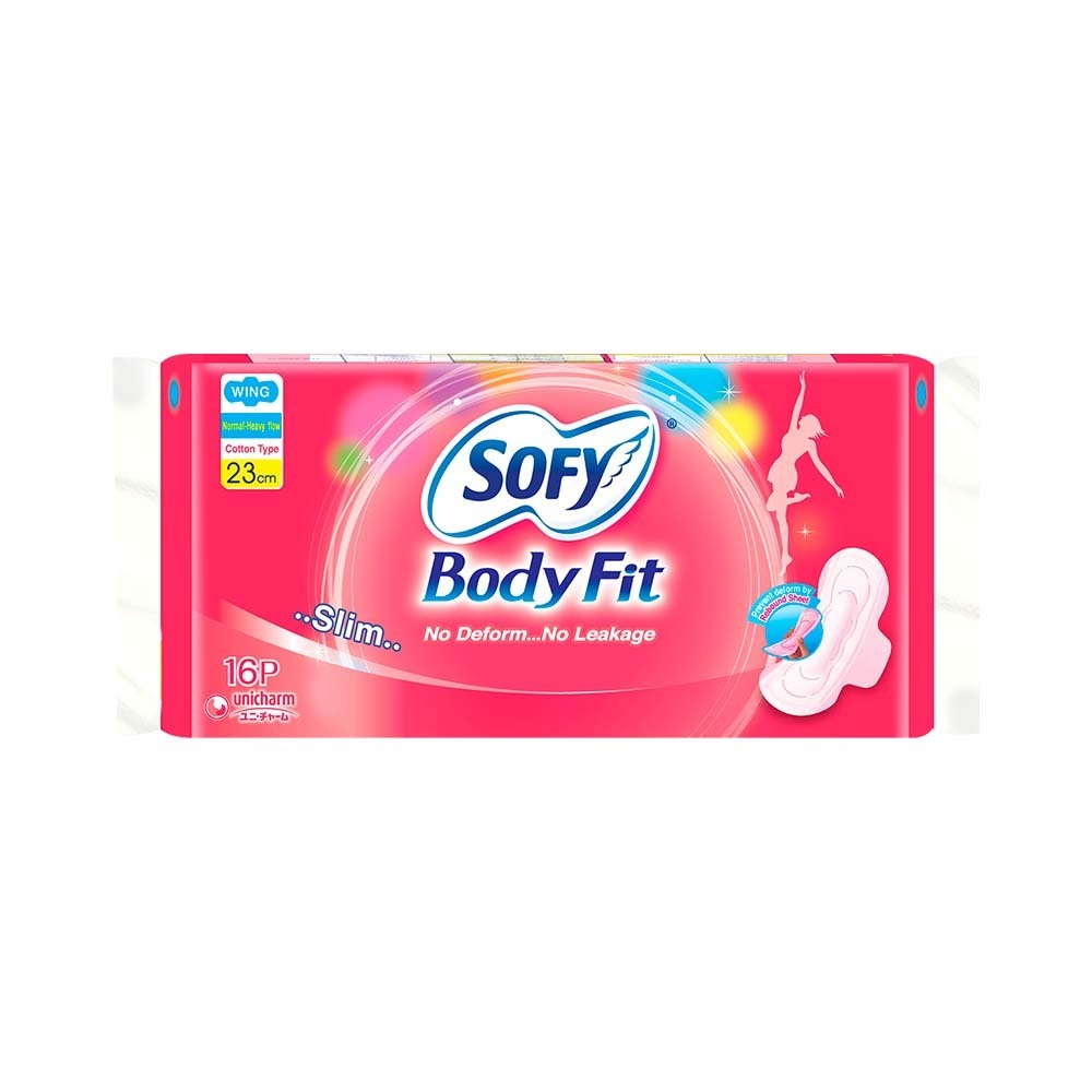 Sofy Body Fit Slim Wing Day Sanitary Napkin Pads 23cm 16PCS