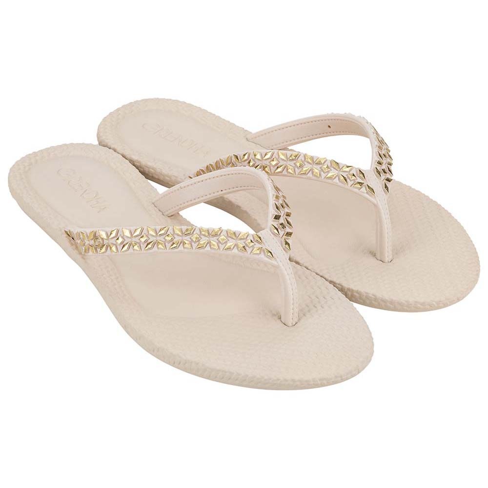 Grendha Todo Dia Rast Ad Flip (No-9) Off White 118976BA19009