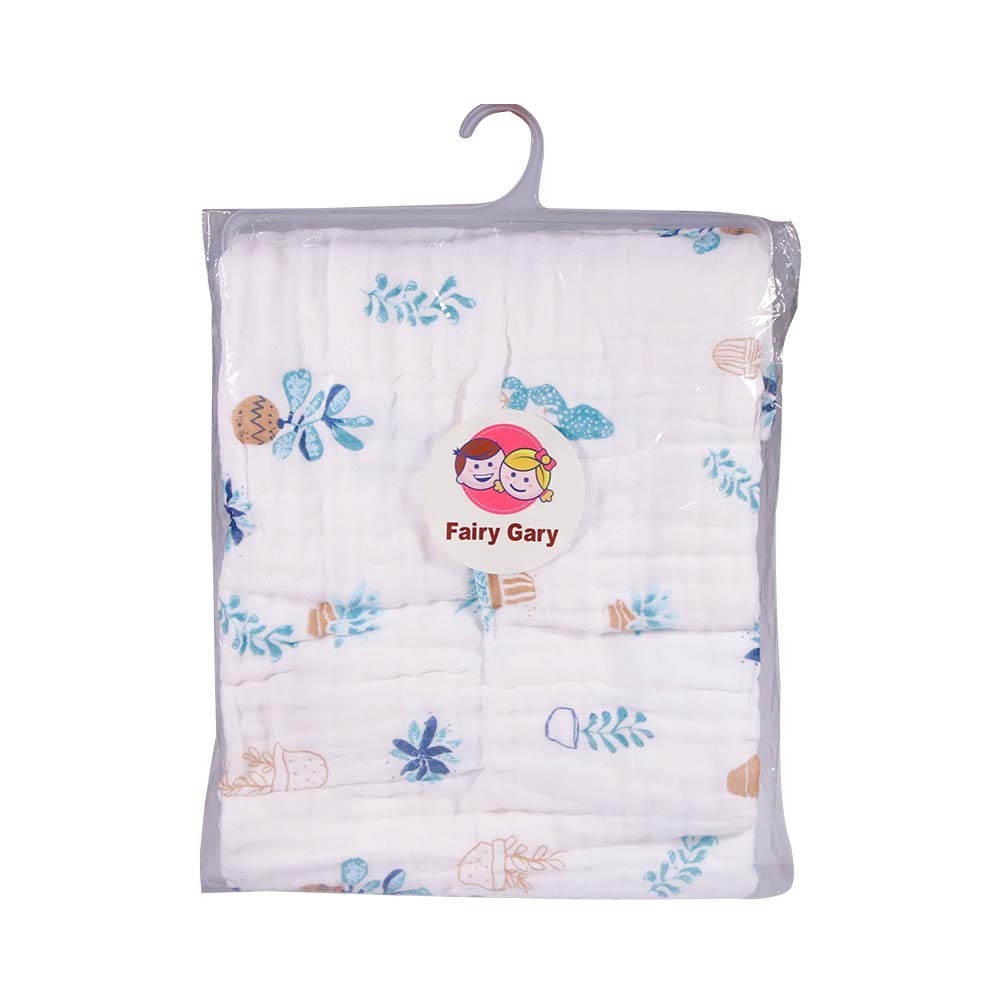 Fairy Gary Baby Cotton Blanket 90x90cm