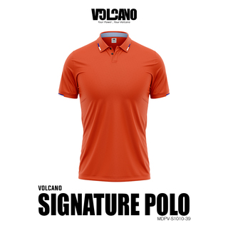 Volcano Men Signature Polo Shirt MDPV-S1010-02 Black XL