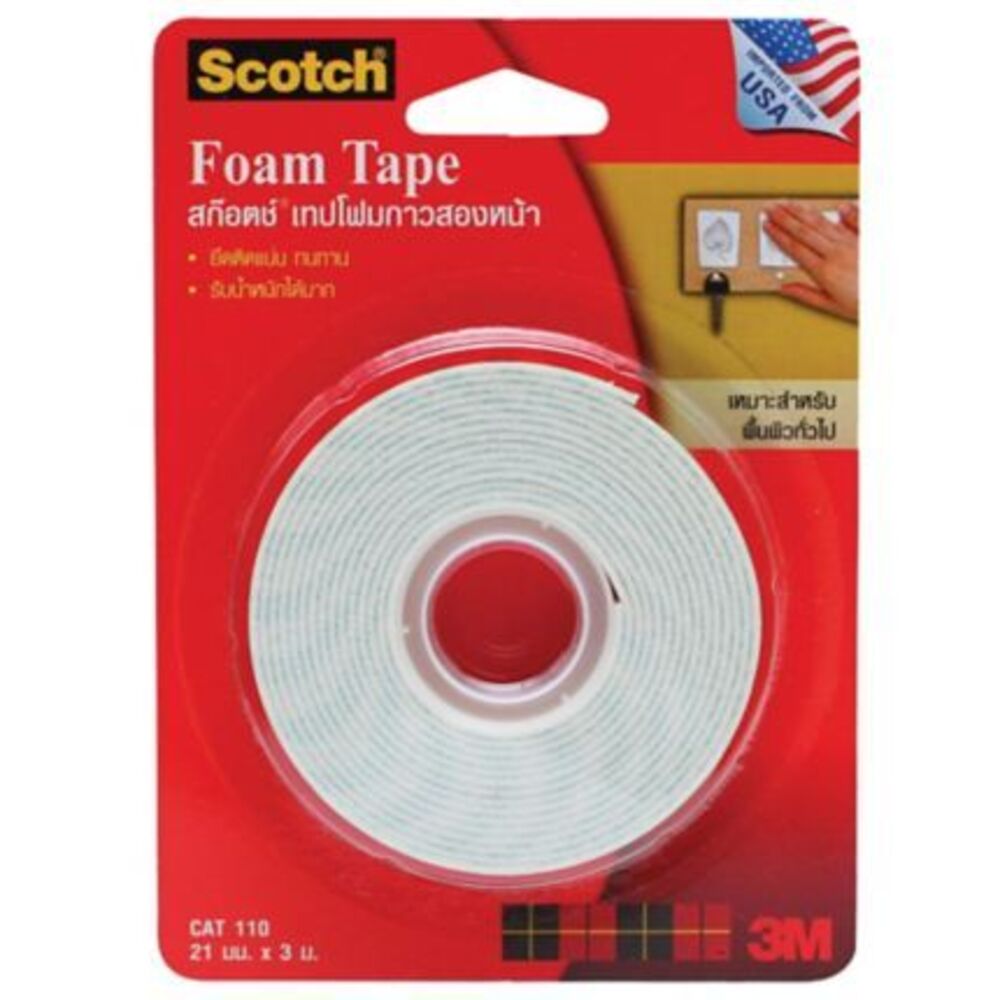 3M Scotch Foam Tape 21MMx1M NO.110