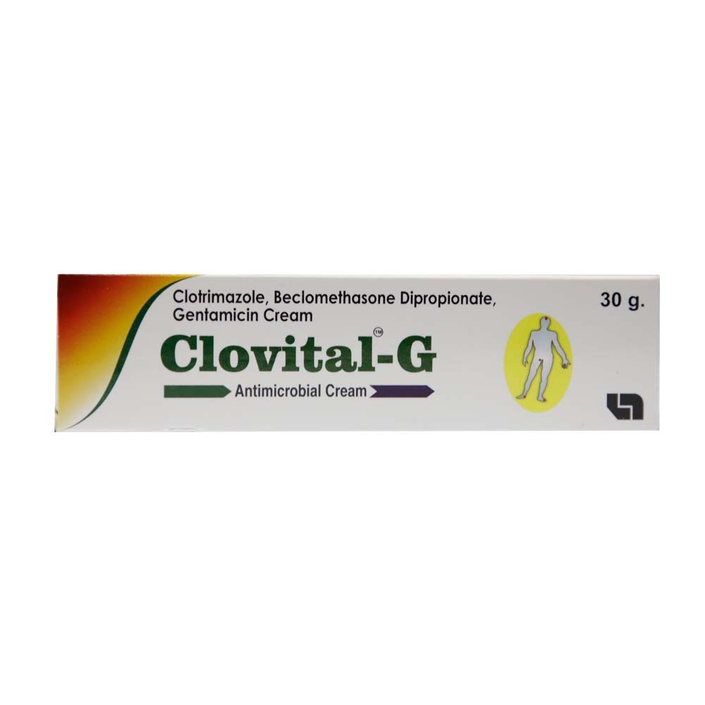 Clovital G Clorti & Beclome & Gentamicin Cream 30G
