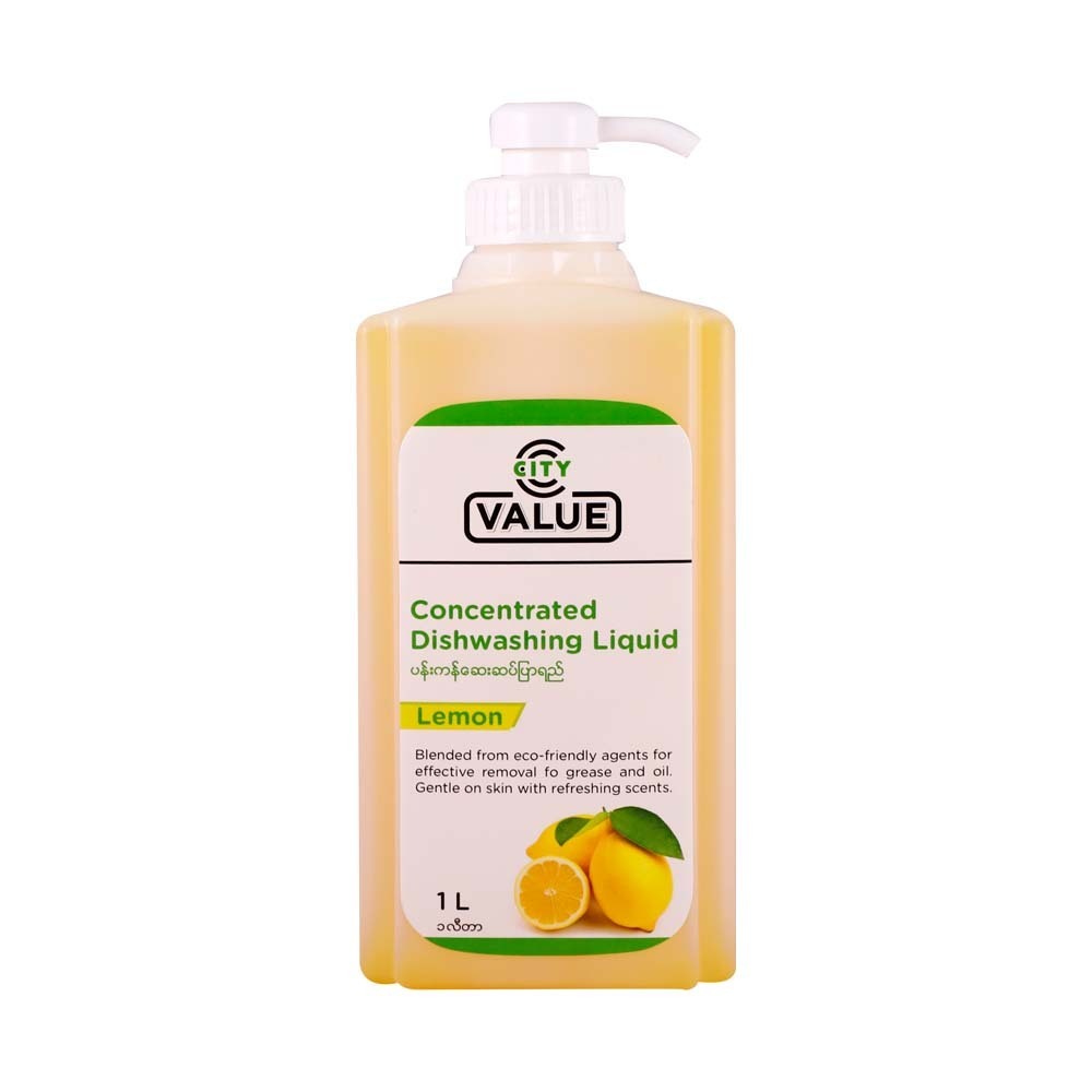 City Value Dishwashing Liquid Lemon 1LTR