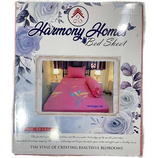 Harmoy Homes Bed Sheet Single (3.5' x 6.5' x 9") HH Single 186