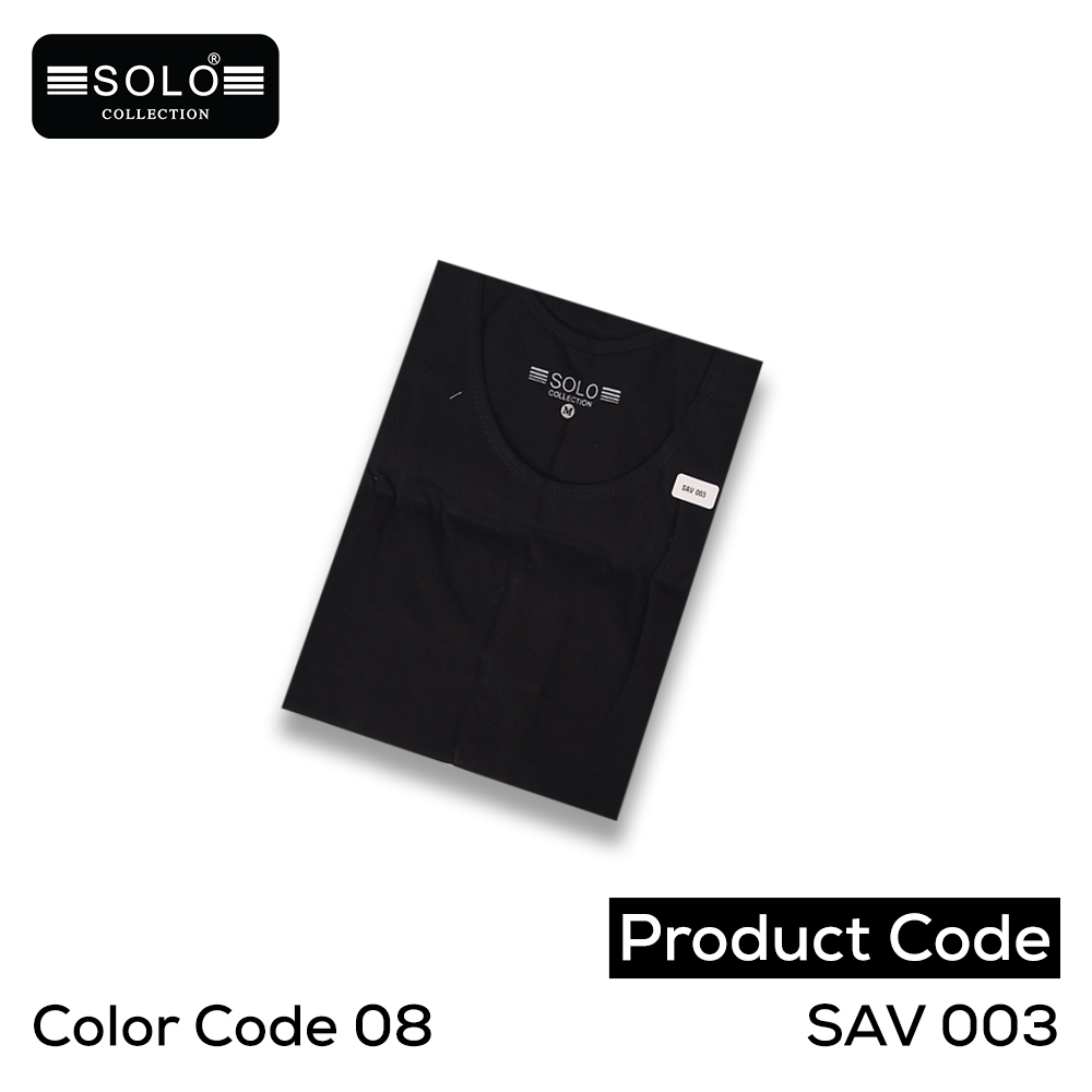 SOLO COLLLECTION Men Plain Vest SAV 003 (Code 08-XL)