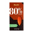 Beryl`S No Sugar Added 80% Cacao Dark Choco 90G