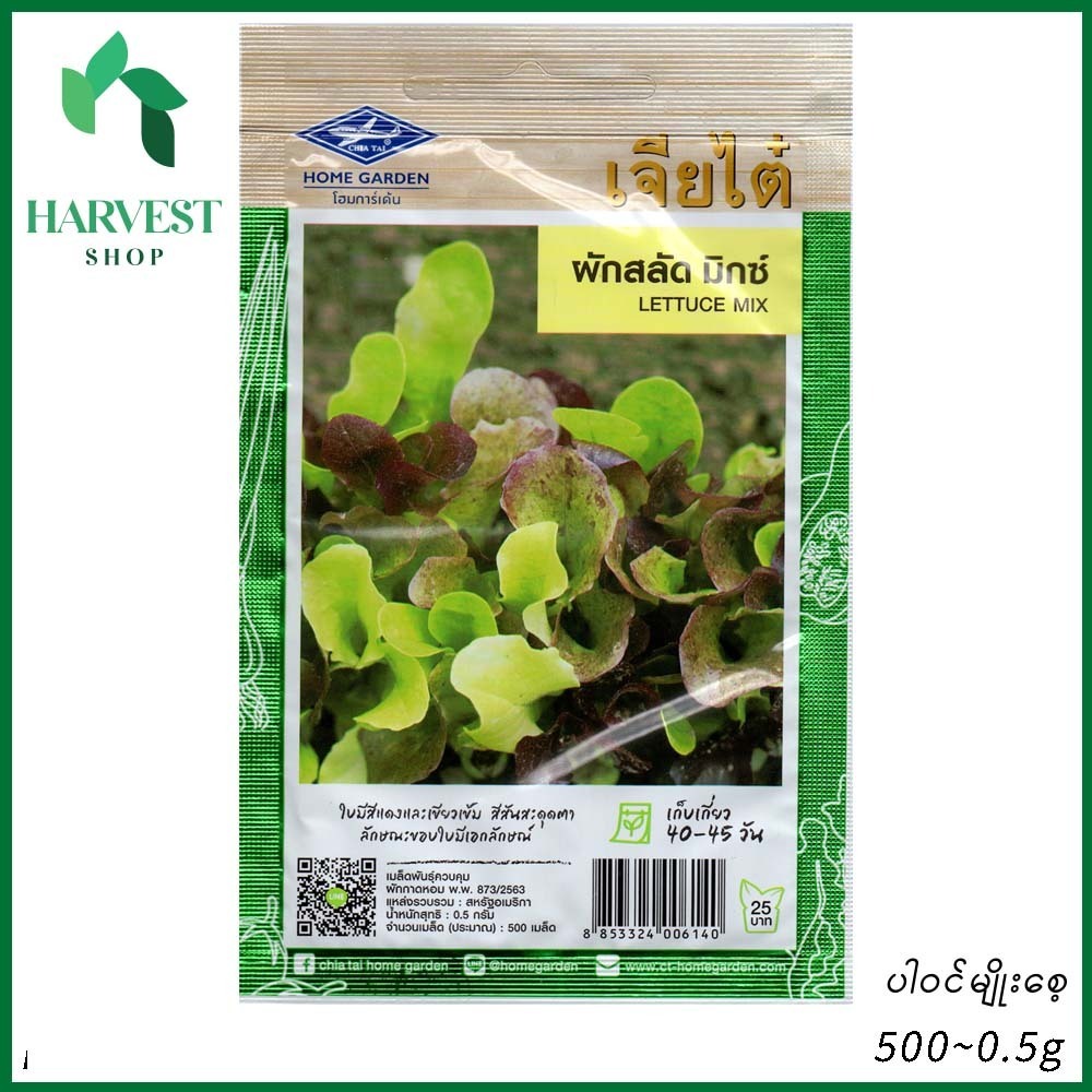 Harvest Shop Lettuce Mix ဆလတ်မျိုးစေ့ HSL 004