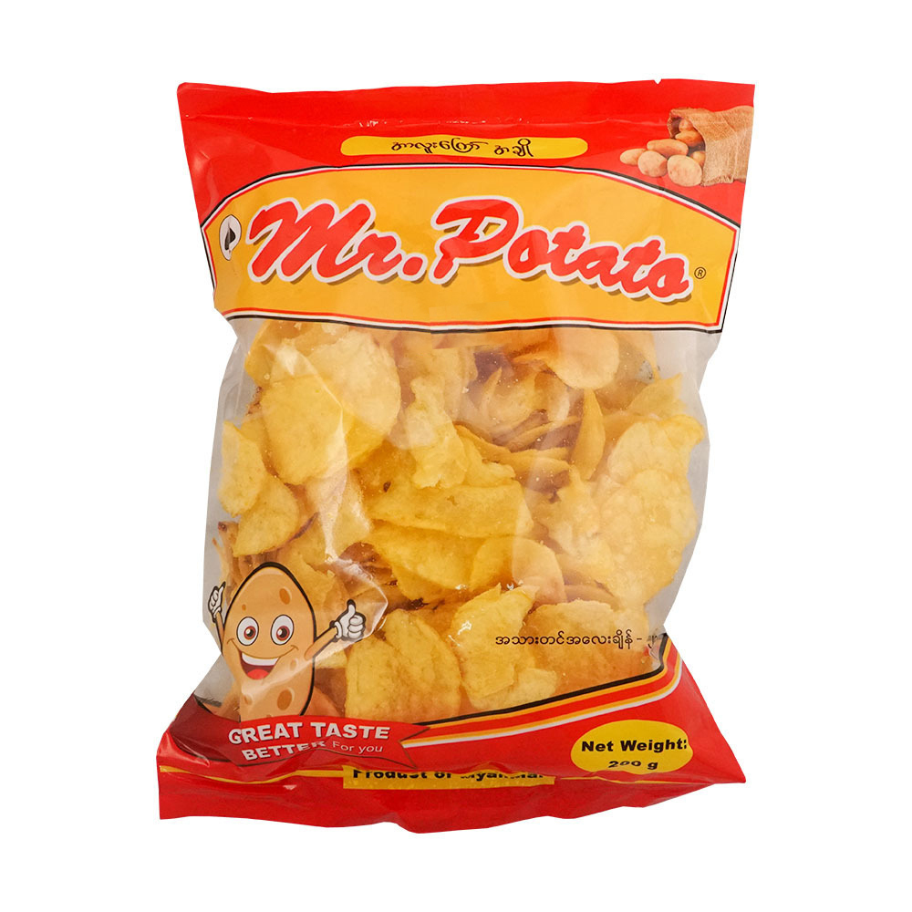 Mr Potato Fried Potato Chips 200G