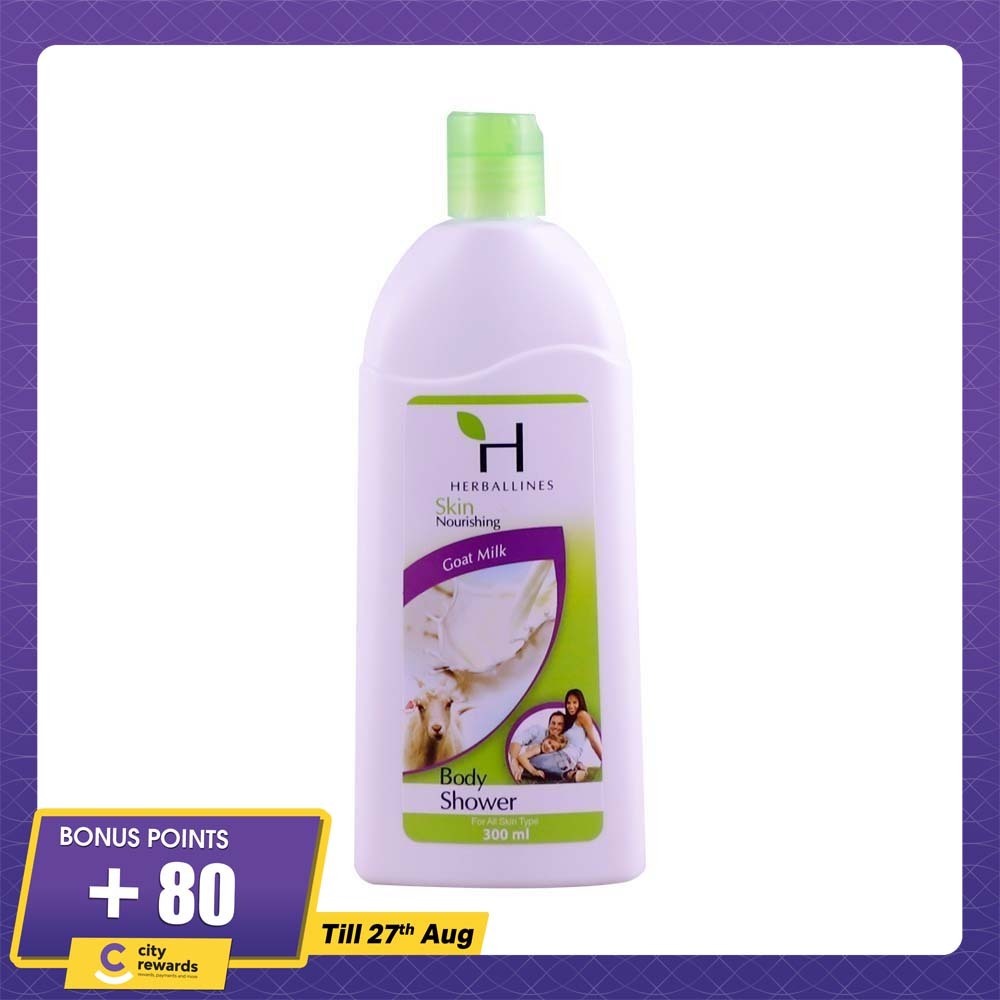 Herballines Skin Nourishing Goat Milk Body Shower 300ML