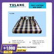 Yulang Poly Cotton Double Bedsheet Set (Simple Life) YL-7654D