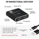 Display Port 8K DP1.4 Bi-Directional Switcher Splitter With Remote Control HUM0001042E