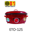 81 Electronic  ဒယ်အိုး 1000W 12IN B(S)