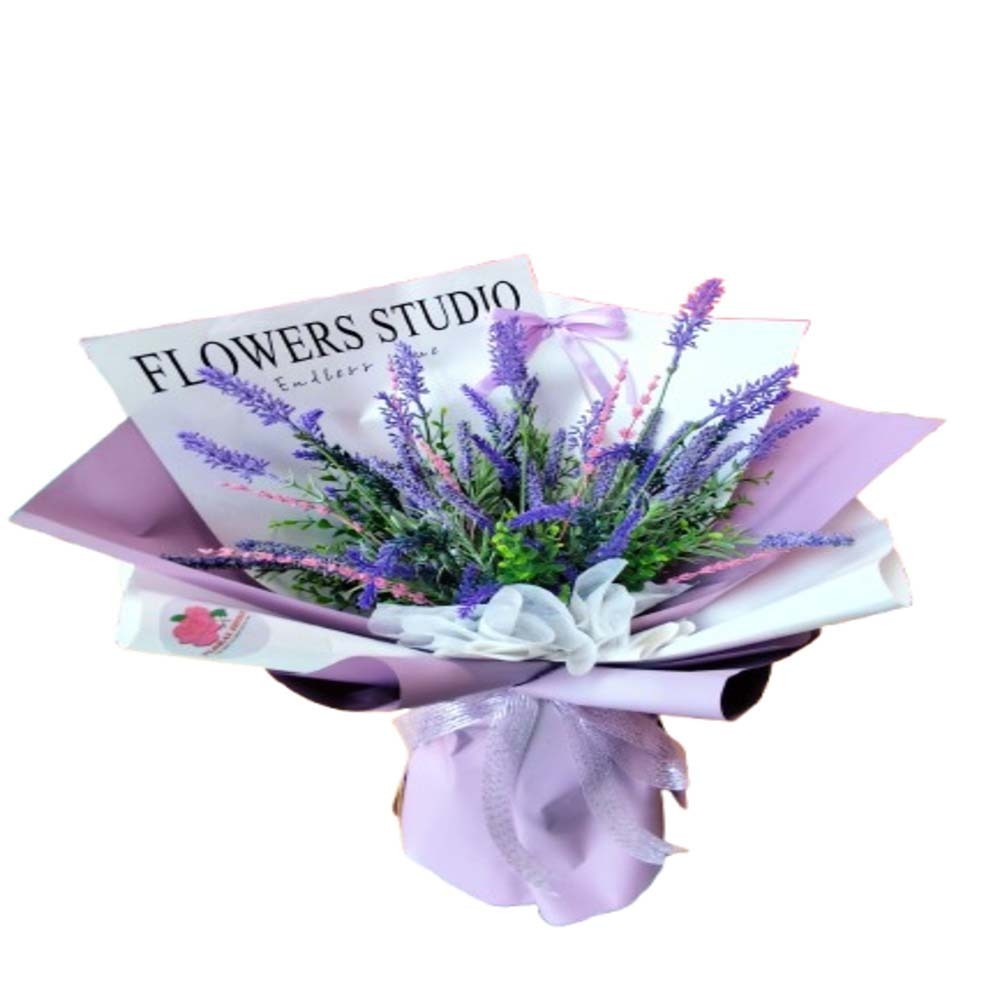 Floral District Lavender Artificial Bouquet