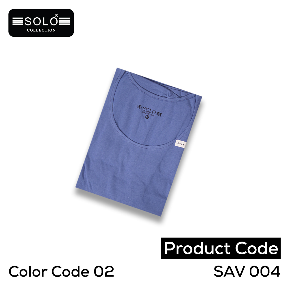 SOLO COLLLECTION Men Plain Vest SAV 004 (Code 02-Medium)