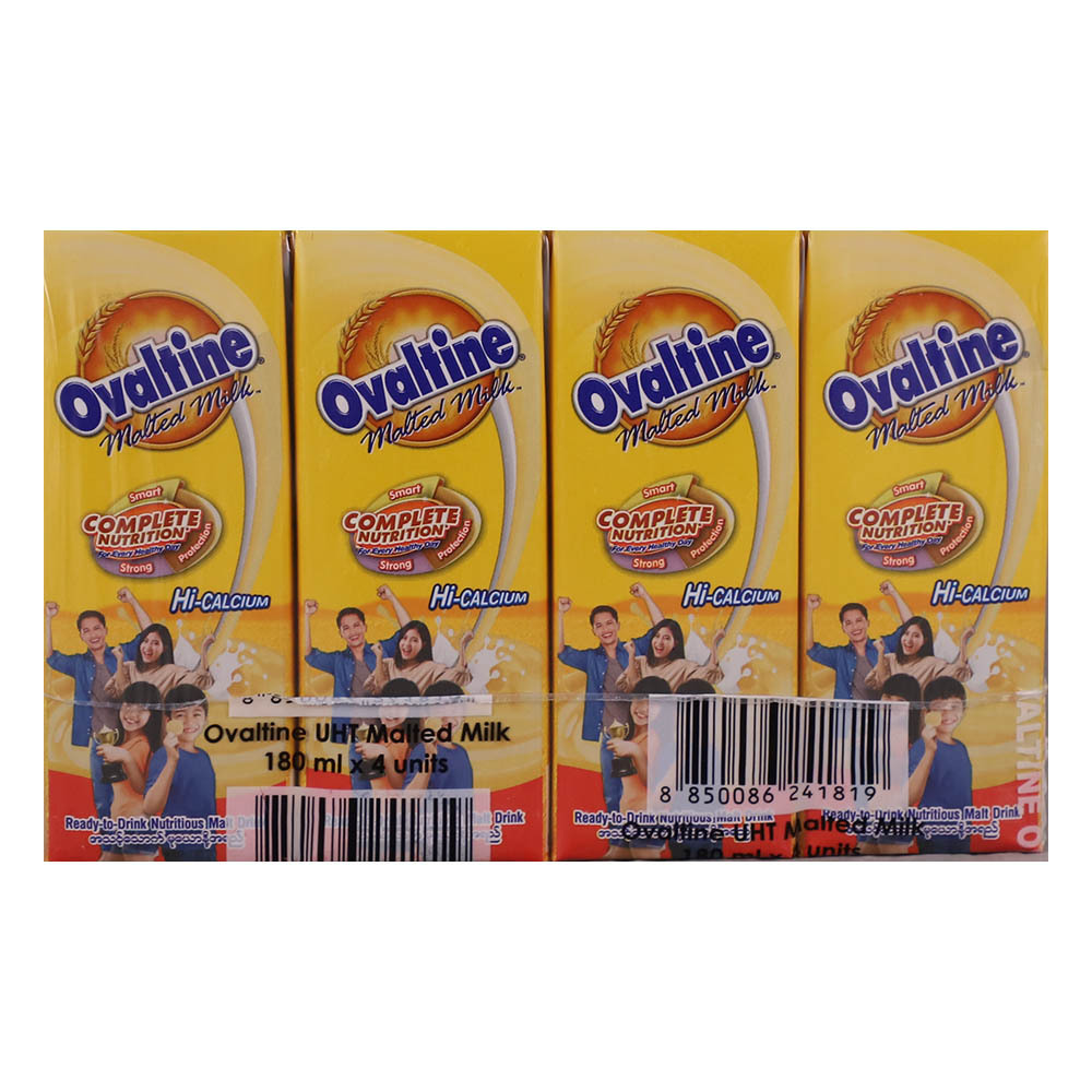 Ovaltine Hi-Calcium UHT Malted Milk Drink 180ML