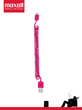 Maxell Flexcoil USB to Micro USB MUSB-333 / Pink