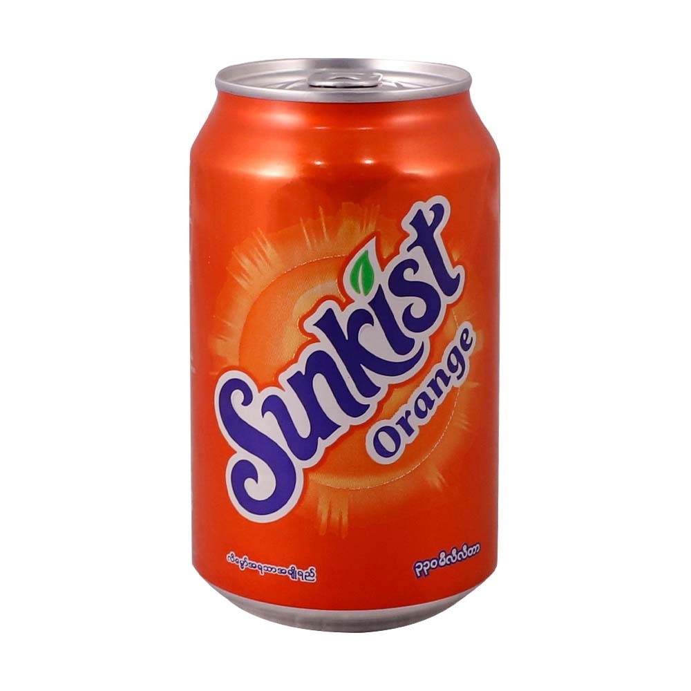 Sunkist Sparkling Orange Carbonated Soft Drink 330ML