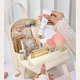 Beauty House Makeup Bag & Cosmetic Organizer (White)
