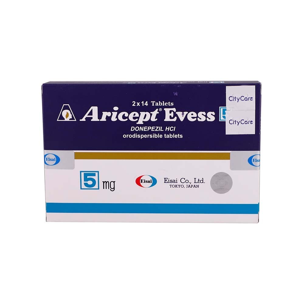 Aricept Evess Donepezil Hcl 5MG 14PCSx2