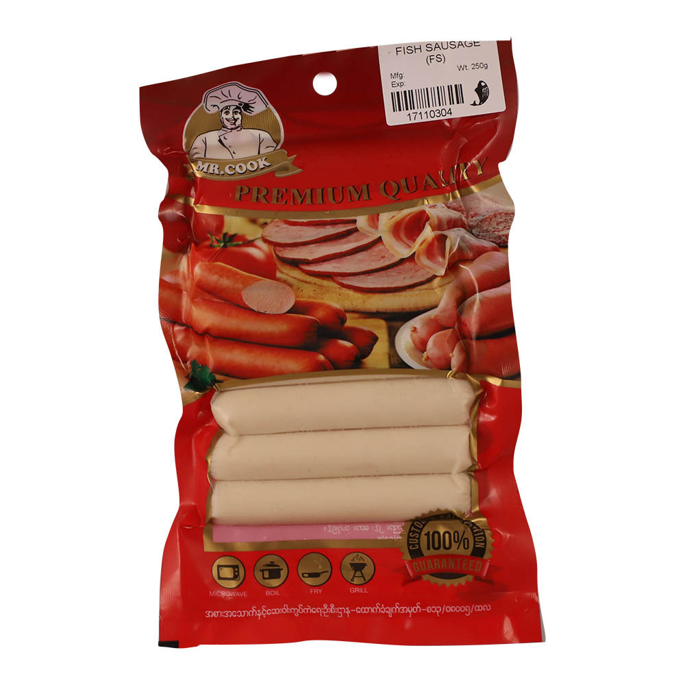 Mr Cook Fish Sausage 250G