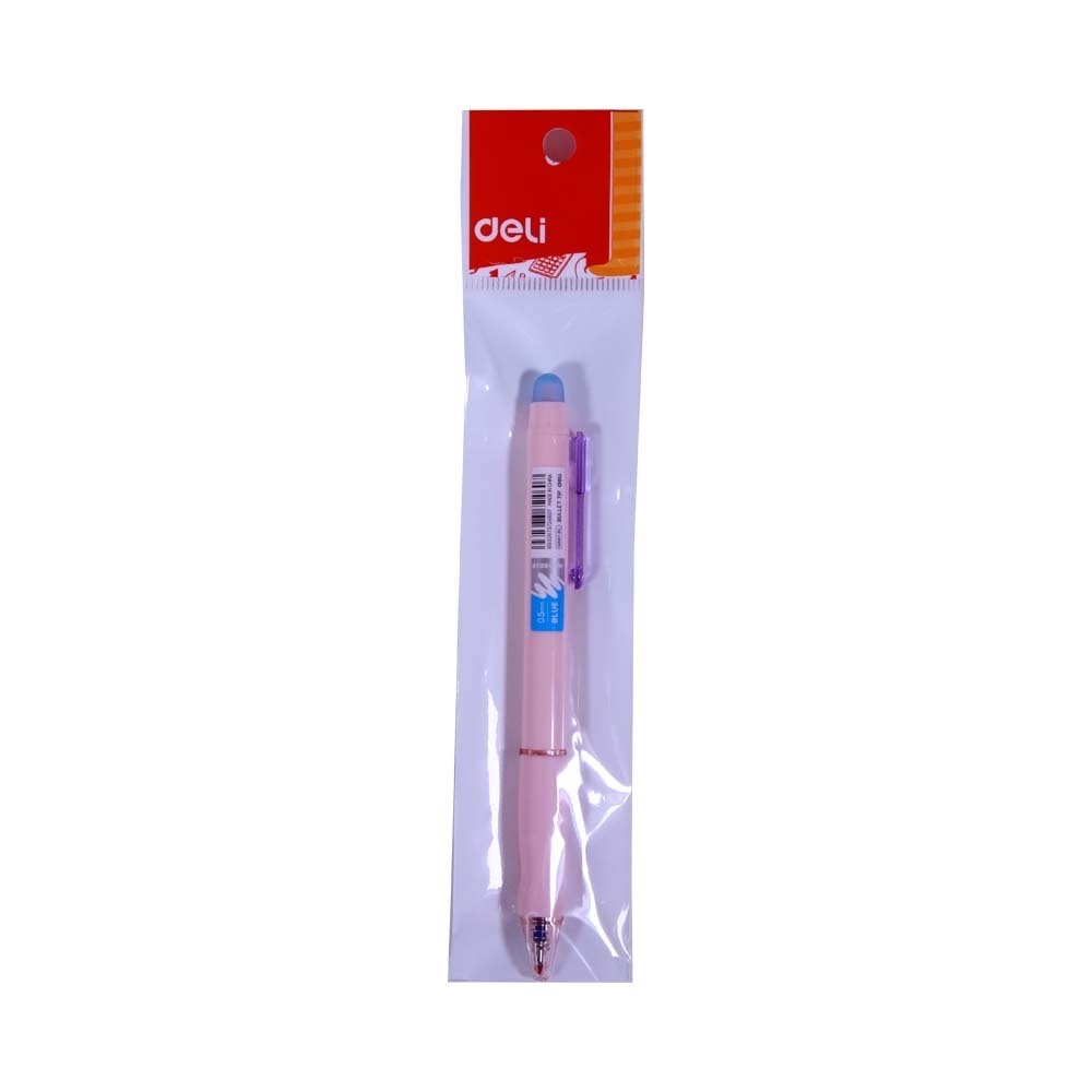 Deli Erasable Gel Pen 0.5mm G667-Bl (Blue)