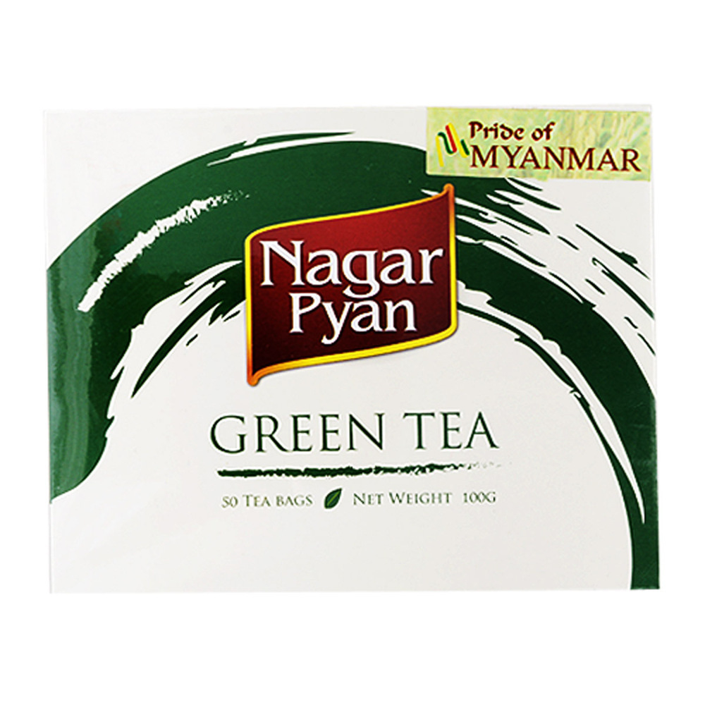 Nagar Pyan Green Tea Bags 50PCS 100G (Box)