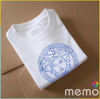 memo ygn Versace unisex Printing T-shirt DTF Quality sticker Printing-Yellow (Medium)