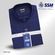 Madarin Collar Shirt Short Sleeve 2XL (Dark Blue) SSM-O-P-S-063