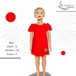 Lavender Girl Faction Dress (Design23) Red Small