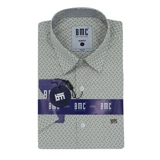 BMC Slimfit Shirts Short Sleeve 2320055 (Design-1) Large