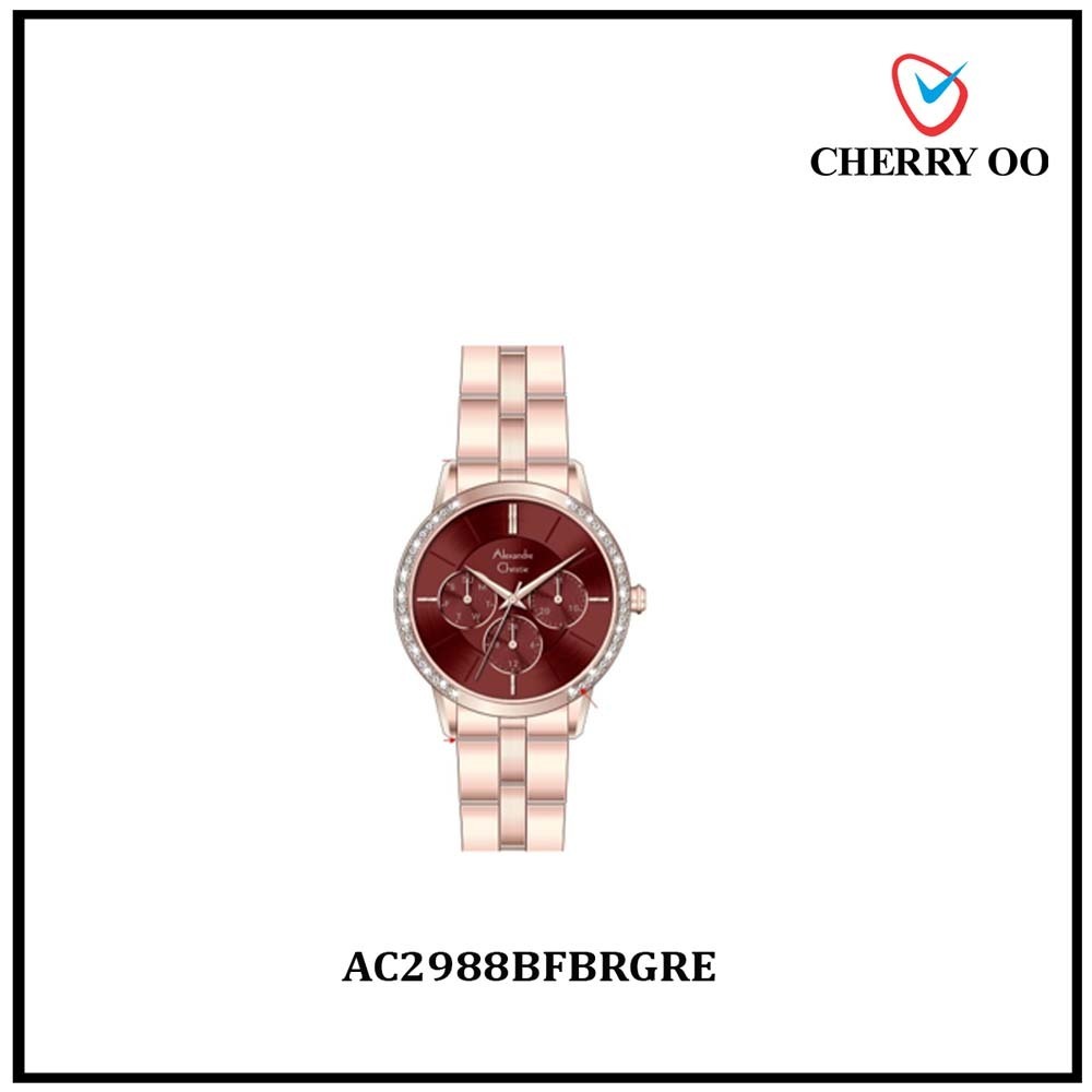 Alexandre Christie Women Watch AC2988BFBRGRE_Cherry Oo