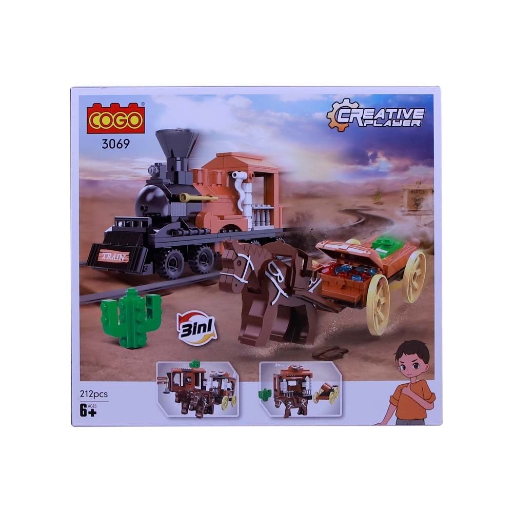 Cogo 3 in 1 Creative Player Train No.3069