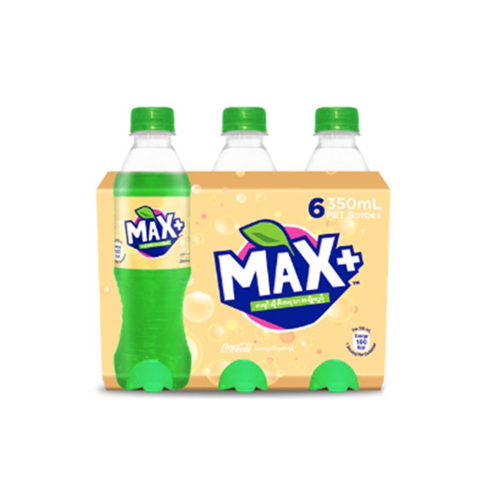 Max Plus Cream Soda 350MLx6PCS