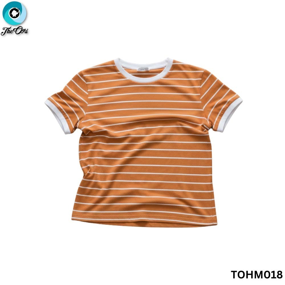 The Ori Women Top TOHM018 Orange Medium