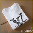 memo ygn Louis Vuitton unisex Printing T-shirt DTF Quality sticker Printing-White (XL)