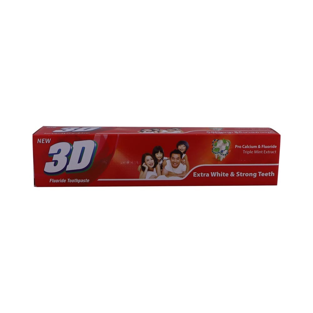3D Toothpaste Extra White & Strong Teeth 160G
