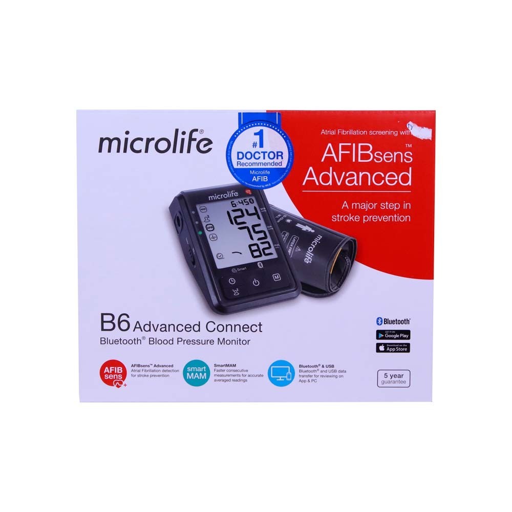 Microlife B6Adv Connect Bluetooth BP Monitor (Arm)