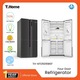 T-Home Refrigerator 509LTR, Four Door TH-KFD-509WEF-Black
