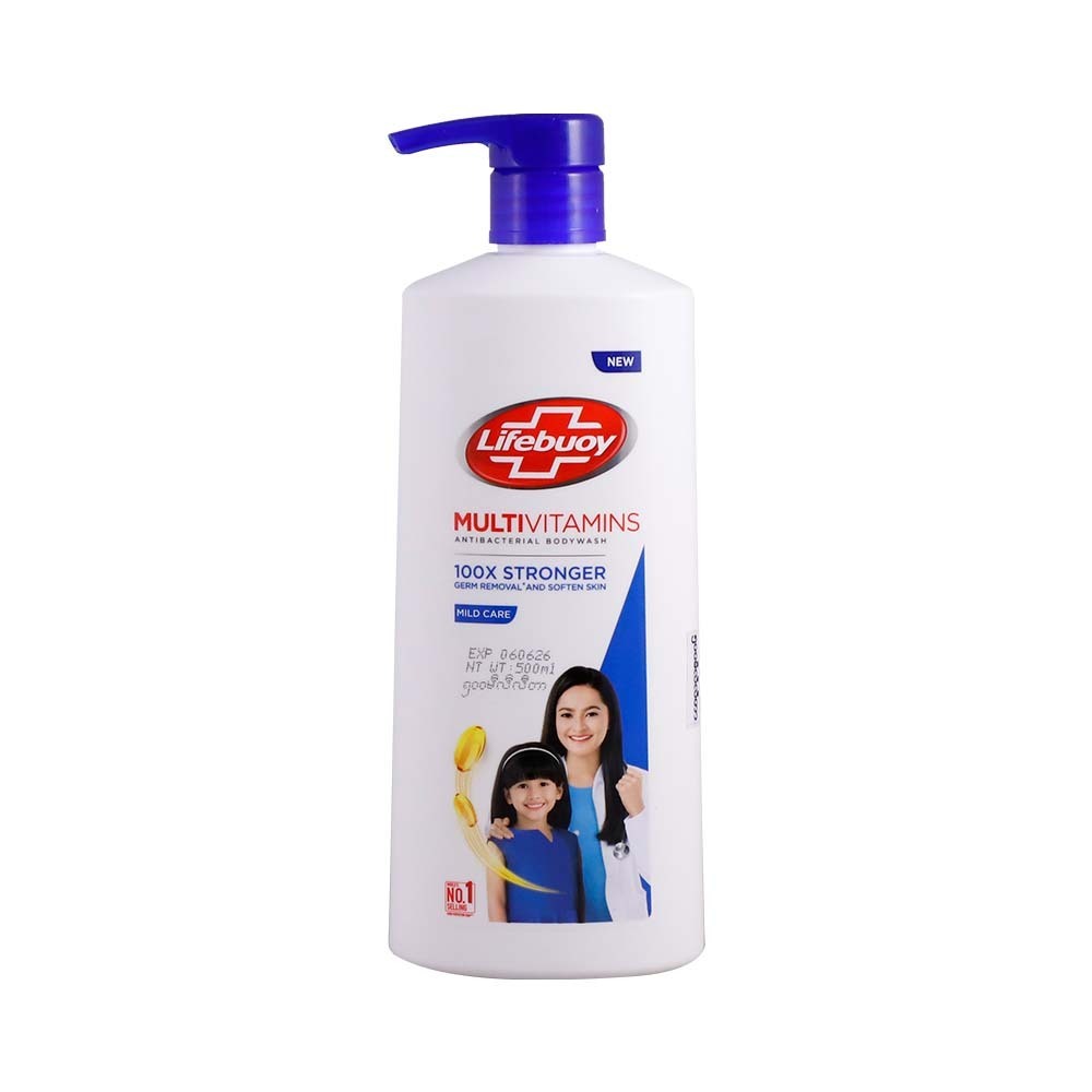 Lifebuoy Mild Care Multi Vitamins Antibacterial Body Wash 500ML
