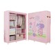 Beauty House 6-Compartment Fabric Wardrobe with Zipper Cover (Random)