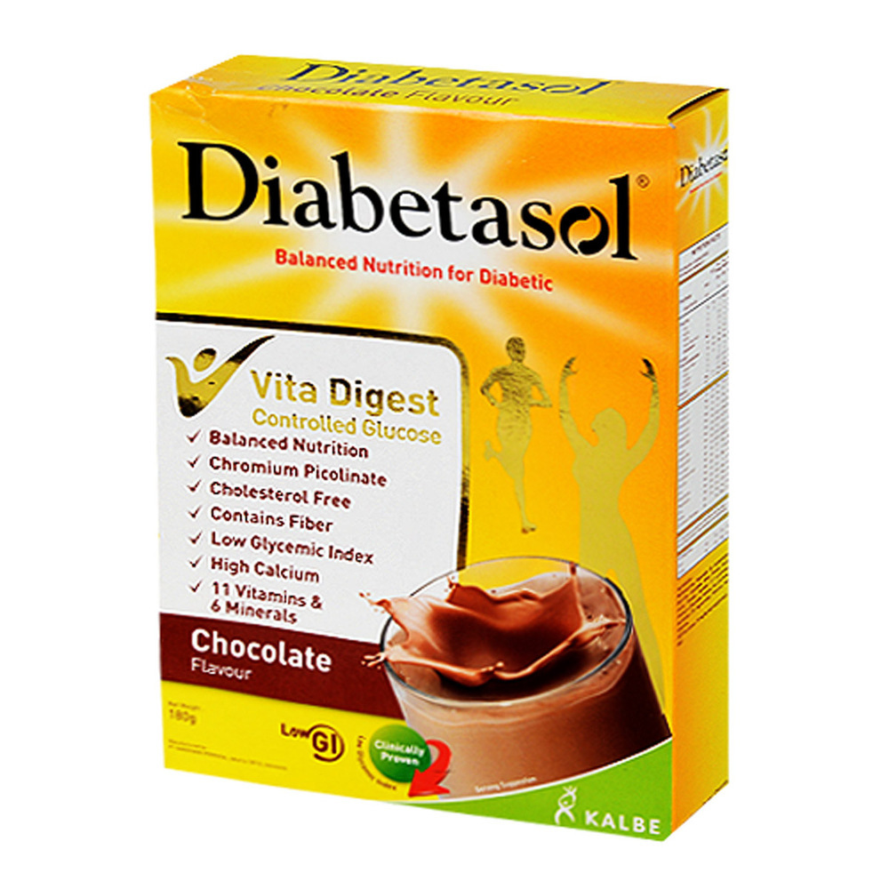 Diabetasol Nutrition Powder Diabetics Choco 180G