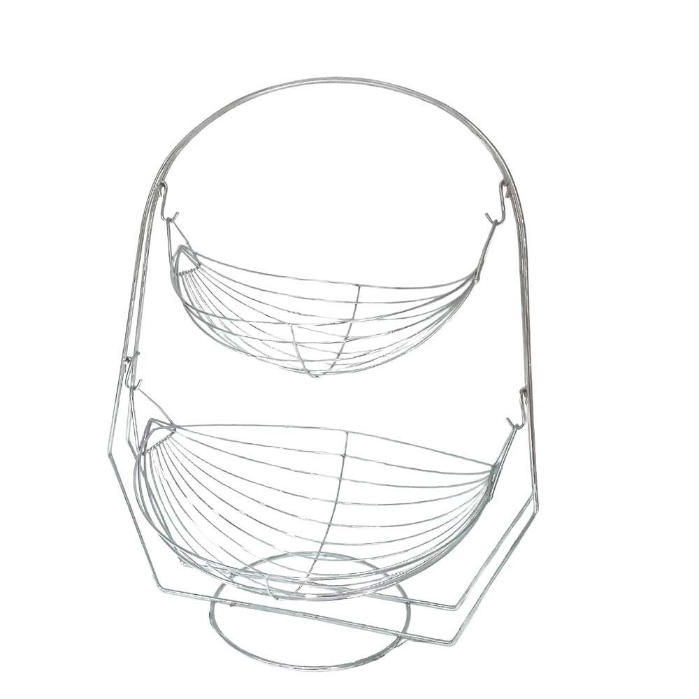 NWM 2-Tier Stainless Steel Swing Fruit Rack FB-101-2