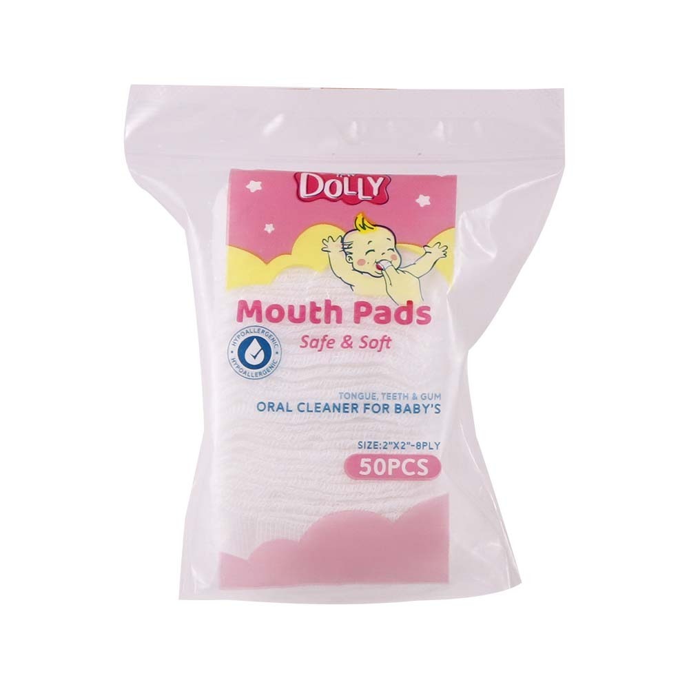 Dolly Baby Mouth Pads Safe & Soft 50PCS