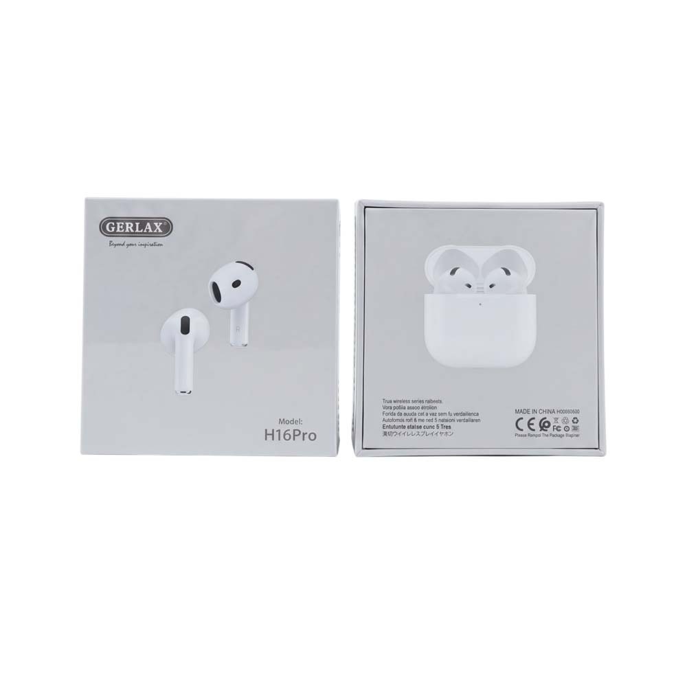Gerlax H16 Pro Wireless Earphone (White)