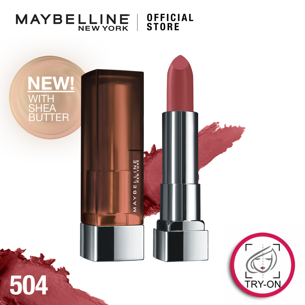 Maybelline Color Sensational Creamy Matte Lipstick 3.9G (504 Touch Of Nude)